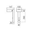 Aplică LED modernă auriu-mat 6W/3000K Sades 01-4641 Redo
